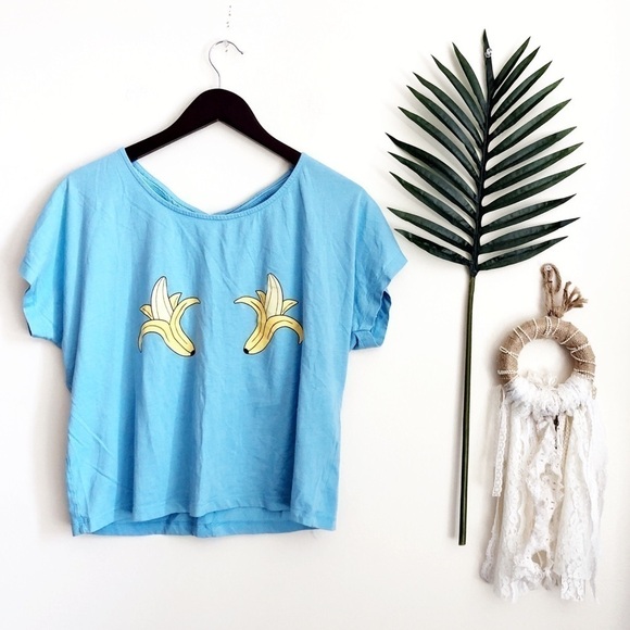 ASOS Banana Graphic Pajama Top - Picture 4 of 7